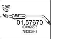 Mittelschalldämpfer