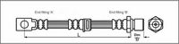 Conducta / cablu frana METZGER AUTOTEILE, Cod: 4114758