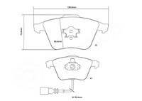 BREMBO High performance remblokkenset 3
