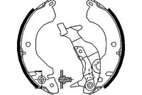Комплект спирачна челюст KBS-6416 Kavo Parts
