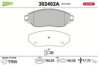 Bremsbelagsatz, Scheibenbremse
