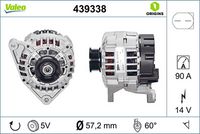 Generator / Alternator VALEO, Cod: 439338