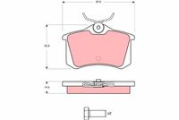 комплект спирачно феродо, дискови спирачки