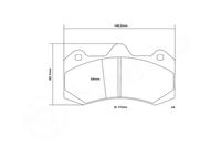 BREMBO High performance remblokkenset 3