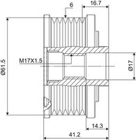 Ελεύθερη περιστροφή γεννήτριας VALEO NEW SPARE PART