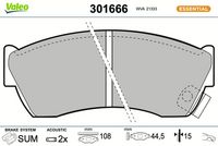 Bremsbelagsatz, Scheibenbremse