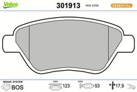 Bremsbelagsatz, Scheibenbremse