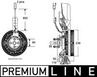 Thumbnail - Koppeling, radiateurventilator - CFC139000P - MAHLE