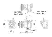 Thumbnail - Compressor, airconditioning - ACP1467000P - MAHLE