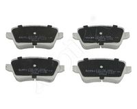 Комплект спирачно феродо, дискови спирачки 51-0L-L05 ASHIKA
