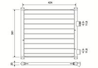 Condensator / Radiator aer conditionat VALEO, Cod: 817225