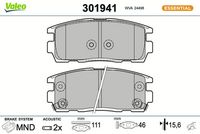 Bremsbelagsatz, Scheibenbremse