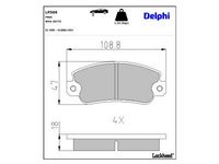 комплект спирачно феродо, дискови спирачки