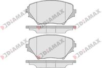 Комплект спирачно феродо, дискови спирачки N09625 DIAMAX