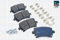 комплект спирачно феродо, дискови спирачки