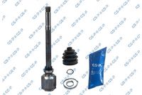 каре комплект, полуоска