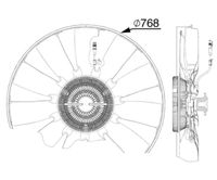 Thumbnail - Koelventilatorwiel - CFF526000P - MAHLE