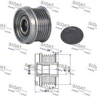Sistem roata libera, generator SIDAT, Cod: 455273