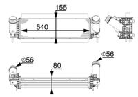 Thumbnail - Intercooler, inlaatluchtkoeler - CI214000P - MAHLE