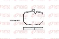 комплект спирачно феродо, дискови спирачки