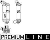 Thumbnail - Intercooler, inlaatluchtkoeler - CI211000P - MAHLE