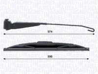 Set stergatoare, curatare parbriz MAGNETI MARELLI, Cod: 000723180435