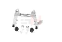 Halter, Bremssattel