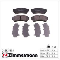 комплект спирачно феродо, дискови спирачки