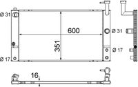 Thumbnail - Radiateur - CR1855000S - MAHLE