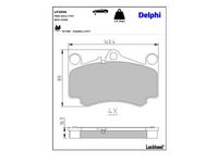 комплект спирачно феродо, дискови спирачки