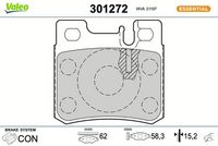 Bremsbelagsatz, Scheibenbremse