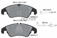 комплект спирачно феродо, дискови спирачки