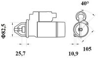 Thumbnail - Startmotor / starter - MS811 - MAHLE