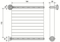 Wärmetauscher, Innenraumheizung