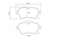 BREMBO High performance remblokkenset 3