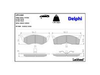 комплект спирачно феродо, дискови спирачки
