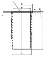 Thumbnail - Cilindervoering - 061LW00120001 - MAHLE