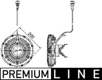 Thumbnail - Koppeling, radiateurventilator - CFC100000P - MAHLE