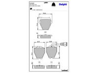 комплект спирачно феродо, дискови спирачки
