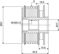 Ελεύθερη περιστροφή γεννήτριας VALEO NEW SPARE PART