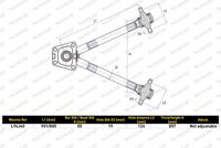 MONROE Draagarm, wielophanging 2