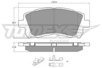 Bremžu uzliku kompl., Disku bremzes TX