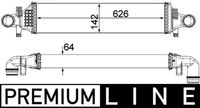 Thumbnail - Intercooler, inlaatluchtkoeler - CI479000P - MAHLE