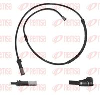 предупредителен контактен сензор, износване на накладките