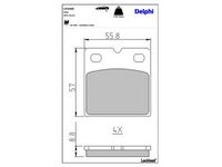 комплект спирачно феродо, дискови спирачки