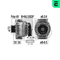 Generator / Alternator ERA, Cod: 210817