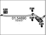 Mittelschalldämpfer