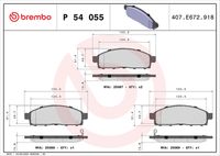 комплект спирачно феродо, дискови спирачки