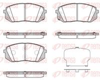 комплект спирачно феродо, дискови спирачки