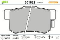 Bremsbelagsatz, Scheibenbremse